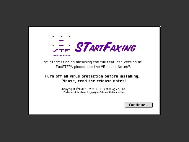 STartFaxing 1.1 (1994)