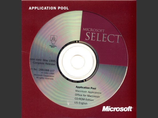 Microsoft Select Application Pool (1995)