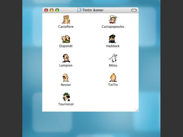 Tintin Folder Icons (1997)