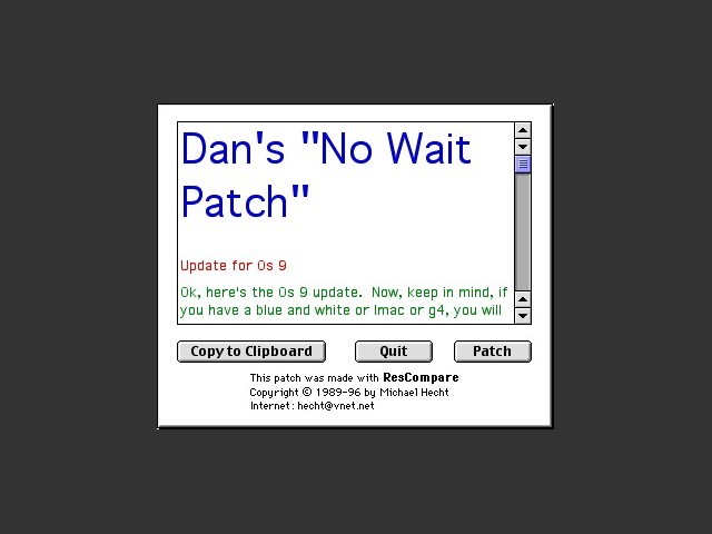 Patch interface 