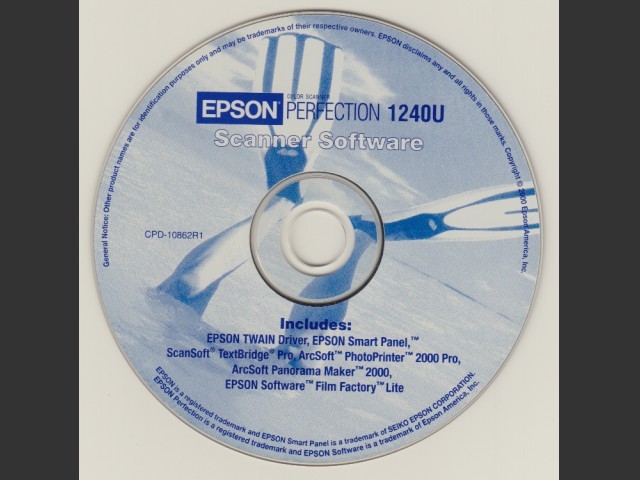 EPSON Perfection 1240U Scanner Software (2000)