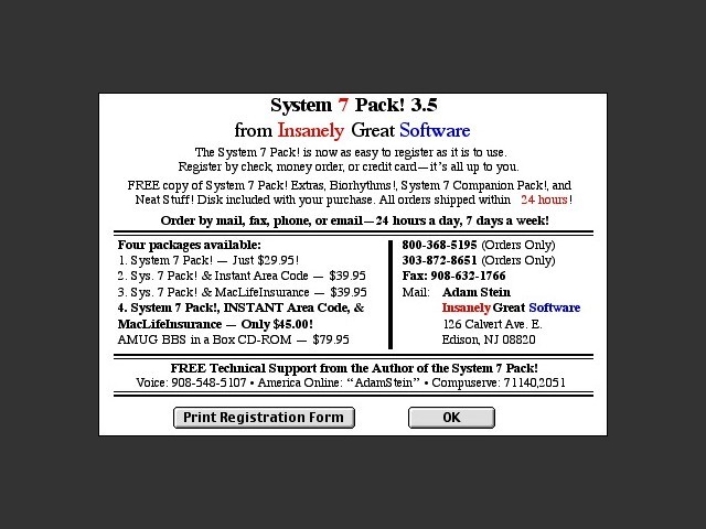 System 7 Pack! (1993)