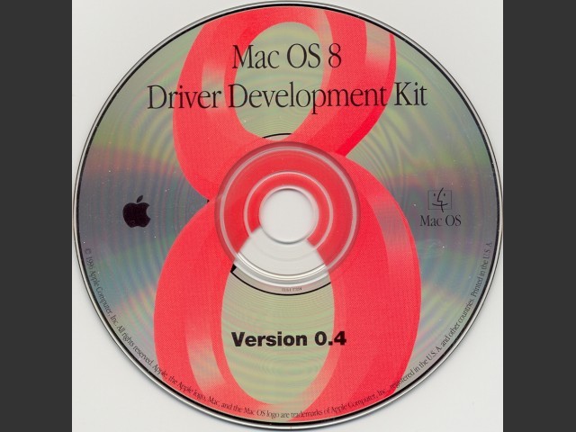 Mac OS 8 Driver Development Kit (1996)