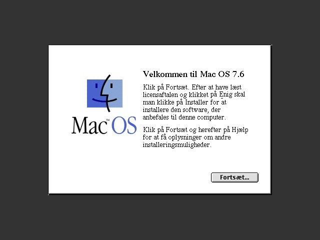 Mac OS 7.6.1 + Updates (FD) (Danish) (1995)