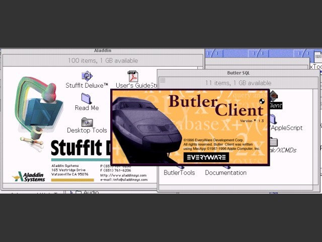 Butler SQL and Bolero Web Tool (1996)