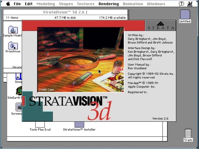 StrataVision 3d 2.6 (1992)