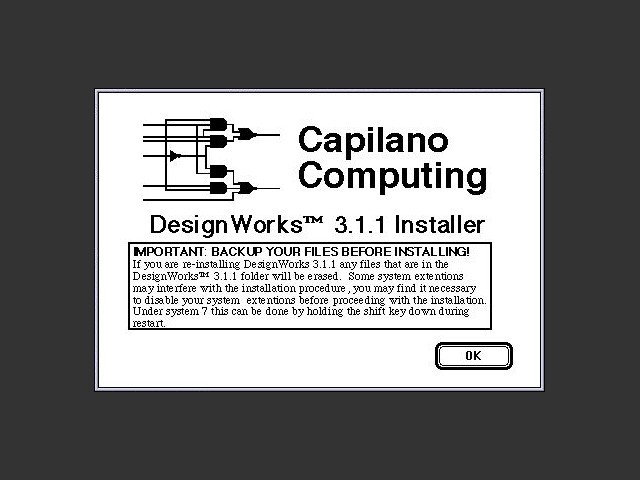 DesignWorks 3.1.1 for 68K (1992)