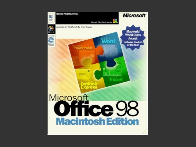 Microsoft Office 98 (1998)