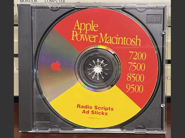 Apple Power Macintosh Radio Scripts and Ad Slicks Promo CD (7200, 7500, 8500, 9500) (1995)