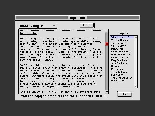 BugOff 1.3.1 (1994)