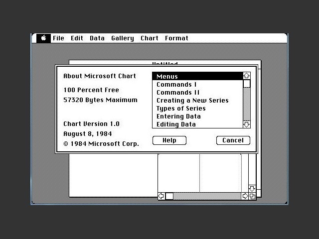 Microsoft Chart 1.0 (1984)
