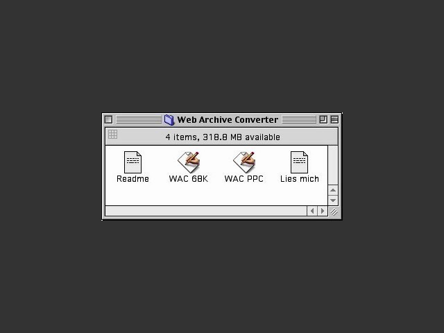 Web Archive Converter (1999)