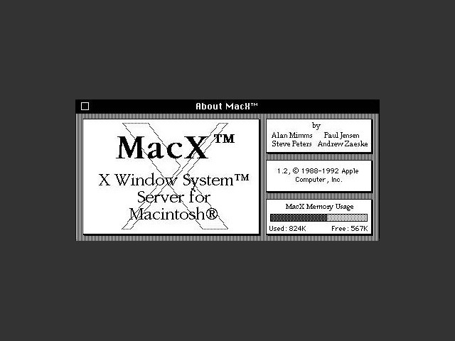 MacX 1.x (1992)