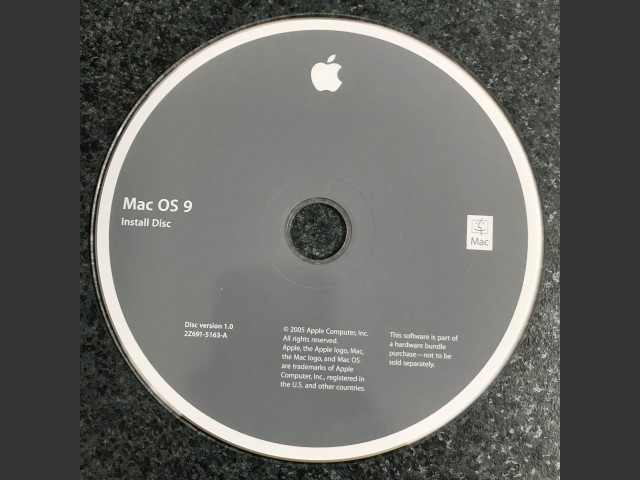 PowerBook G4 15-inch & 17-inch Mac OS X 10.3.7 Install AHT v2.5. Disc v1.0 2005 (DVD DL) (2005)