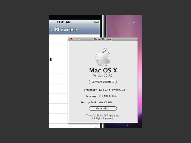 iPhone OS 2.2.1 SDK for PPC (2008)