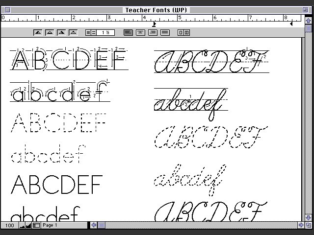 Fonts4Teachers (Fonts For Teachers) (2000)