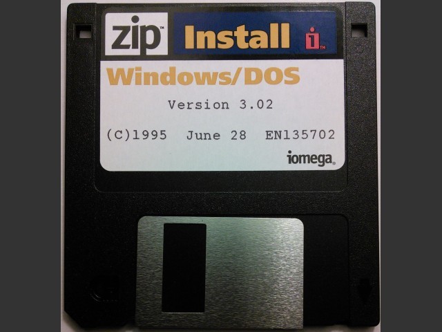 Iomega Zip Install Disk for Windows/DOS v3.02 (1995)