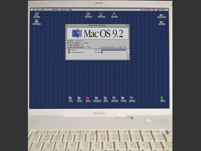 Mac OS 9.2.2 boot file for iBook G4 (2001)