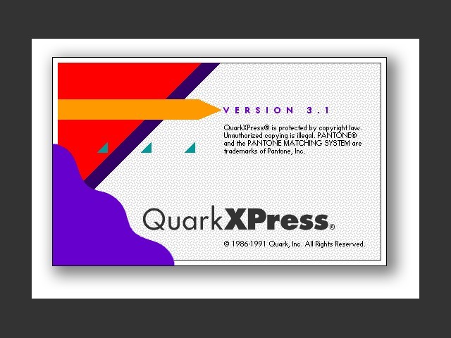 QuarkXPress 3.1 (1992)