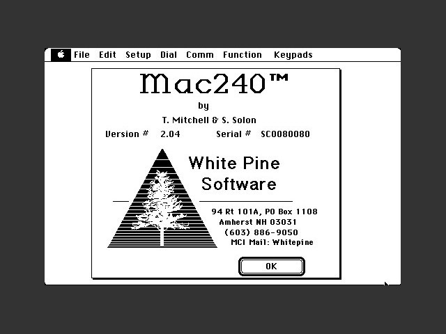 Mac240 v2.04 (1988)