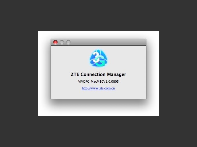 ZTE Connection Manager (3G modem app) (2006)