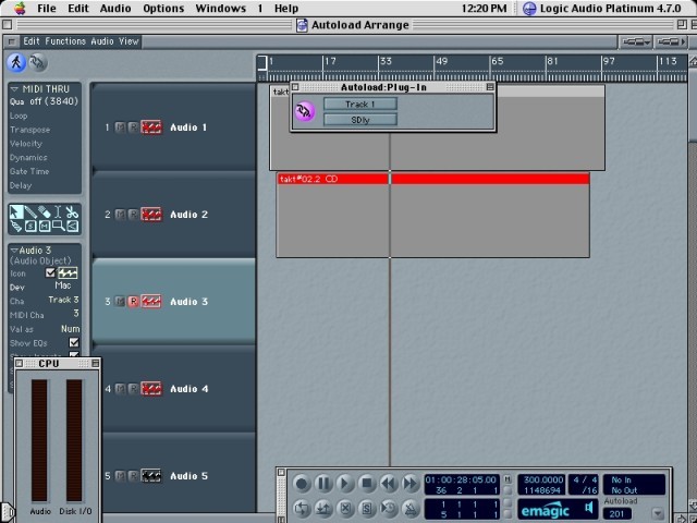 Logic Audio Platinum 4.7.0 (1999)