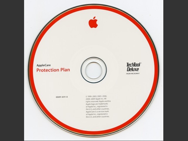 691-6511-A,0Z,AppleCare Protection Plan 2009 (CD) (2009)