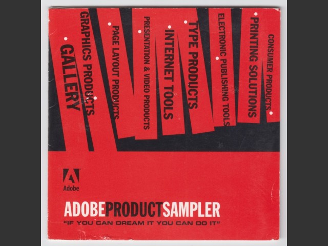 Adobe Solutions and Product Sampler (1998)