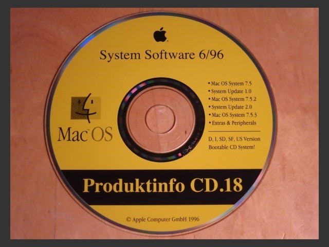 Produktinfo 18 (Germany) (1996)