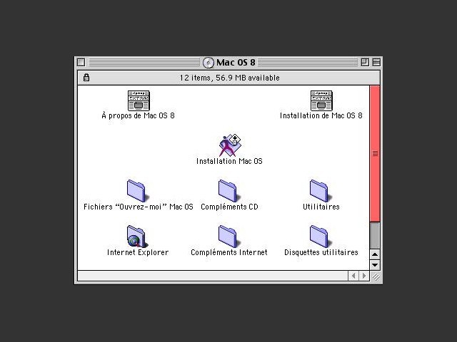 Mac OS 8.0 (CD-ROM) [fr_FR, en_GB] (1998)