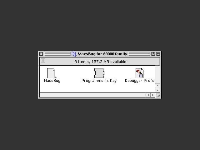 MacsBug 6.2.2 for 68000 family (1991)