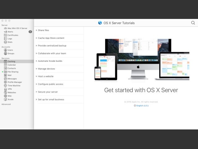 OS X Server 5.1 Splash screen 