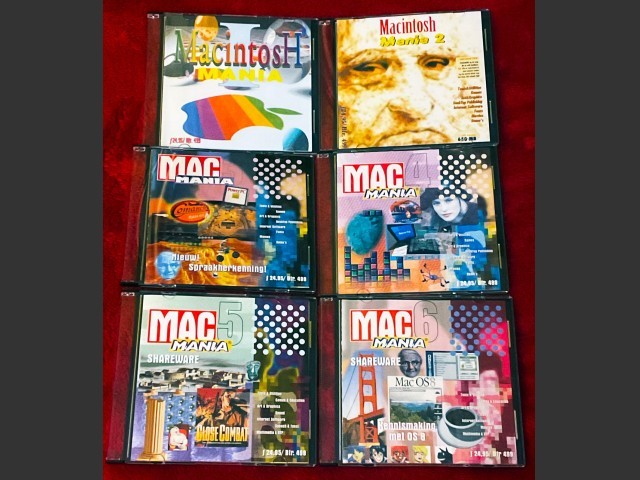 Macintosh Mania CD 1, 2, 3, 4, 5 & 6 (1995)