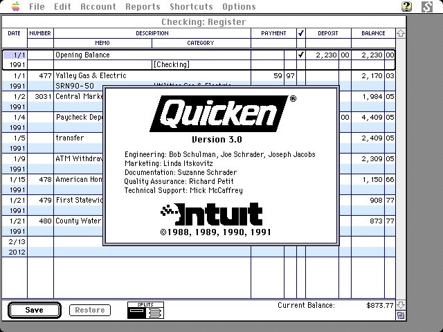 Quicken 3.0 (1991)