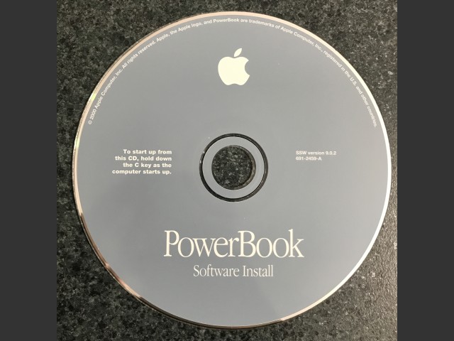 691-2459-A,,PowerBook Software Install. SSW v9.0.2 2000 (CD) (2000)