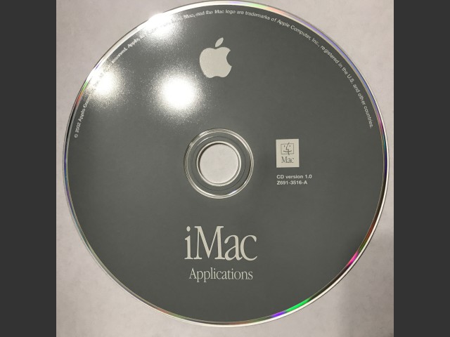 691-3516-A,Z,iMac. Applications. Disc v1.0 (CD) (2002)