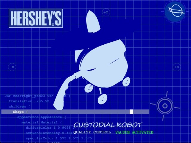 Hershey Candy Bar Factory screensavers (1999)