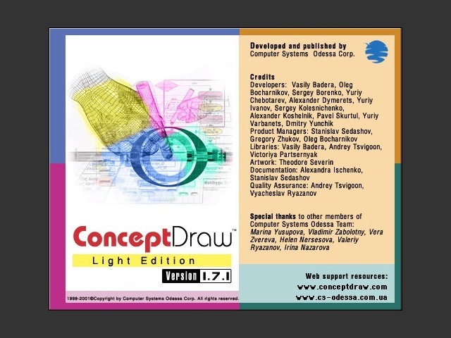 ConceptDraw 1.7.1 LE (2001)