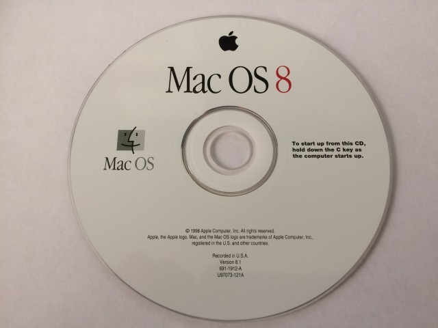 Mac OS 8.1 (691-1912-A) (CD) (1998)