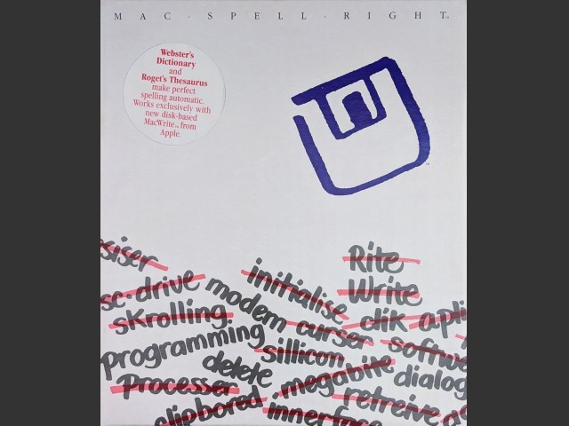 Mac•Spell•Right (1985)