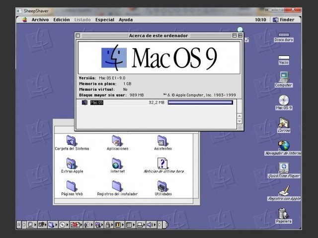 Mac OS E1-9.0 (CD) [es_ES] (1999)