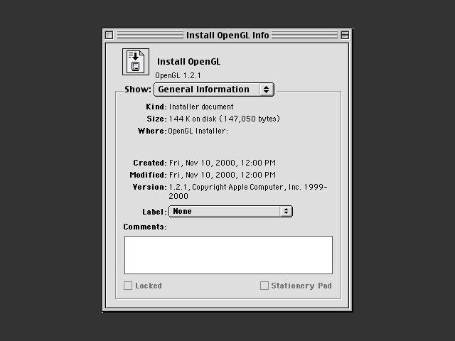 OpenGL 1.2.1 (2000)