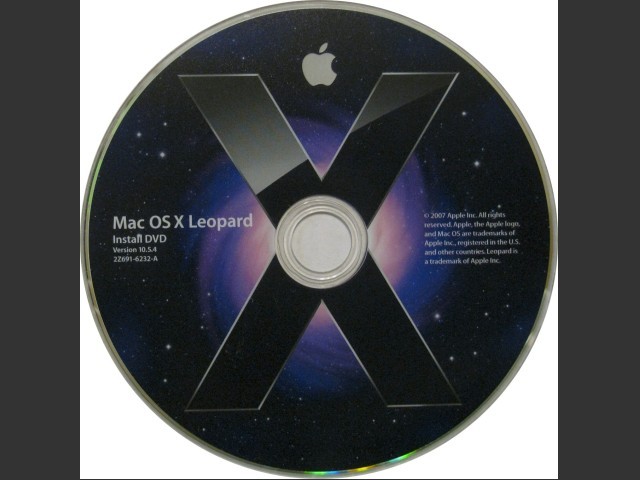 Mac OS X Leopard v10.5.4 Install (DVD DL) (2007)