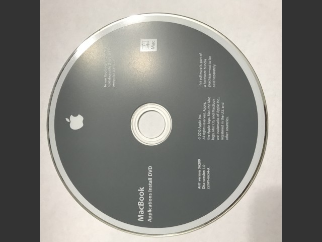 Mac OS X 10.6.3 (Disc 1.0) (MacBook) (DVD DL) (2010)