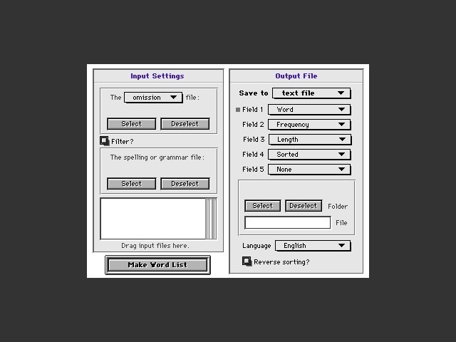 Word List Maker (1998)