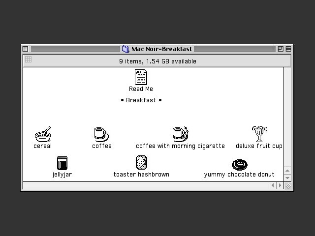 Mac Noir icons (The Breakfast + Skolnick) (1997)