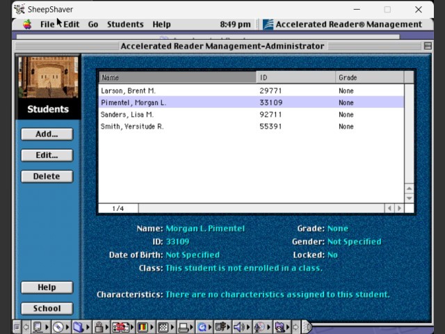 Accelerated Reader 6.1 (Windows/Mac) (2001)