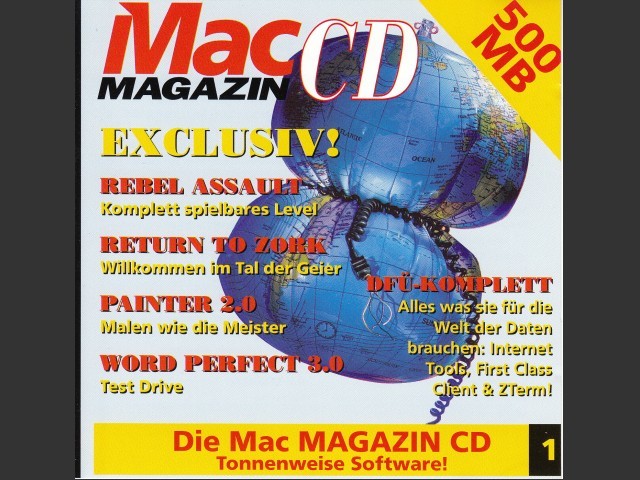 Mac Magazin CD 1 (November 1994, German) (1994)