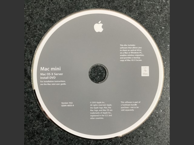 Mac OS X Server 10.6.3 (Mac mini) (DVD DL) (2010)