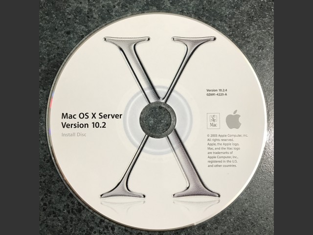 Mac OS X Server 10.2.4 (691-4225-A) (CD) (2003)
